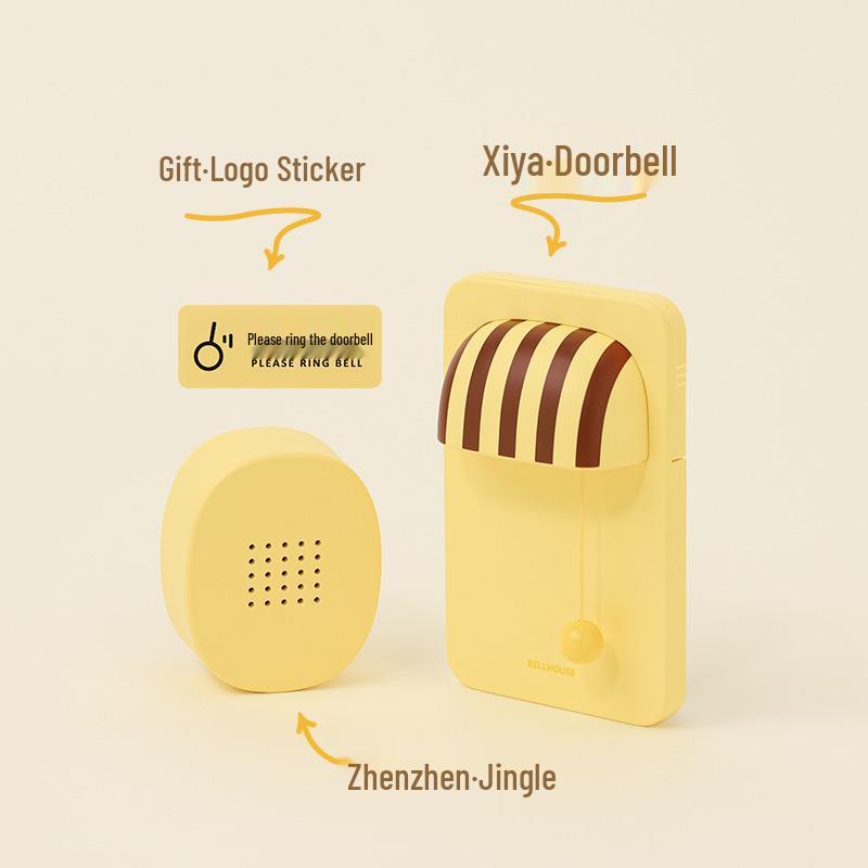 MUID Wireless Cute Home Doorbell for Elderly - Long Distance Decorative Door Chime Reminder.