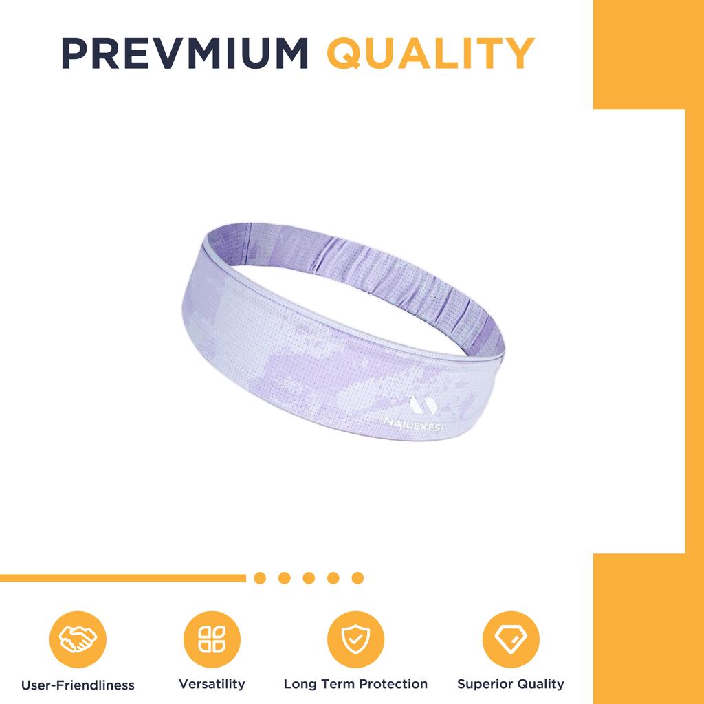 Sweat Absorbing Headband Moisture Wicking Exercise Quick Dry Non Slip Sports Headwear with Soft Knit Fabric for Running Yoga Fitness