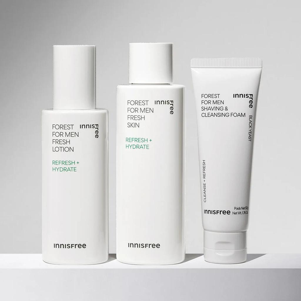 Innisfree Forest For Men Fresh Skin+Lotion 2P Set (Skin 180mL + Lotion 140mL)