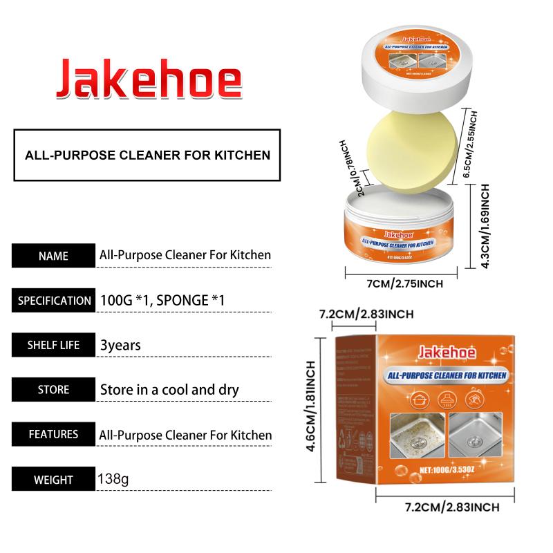 Multi Purpose Use Daily Kitchen Hygiene Cleaning Paste Kitchen Stove Range Hood Pot Bottom For Cleaning Cooking Surface Bottom