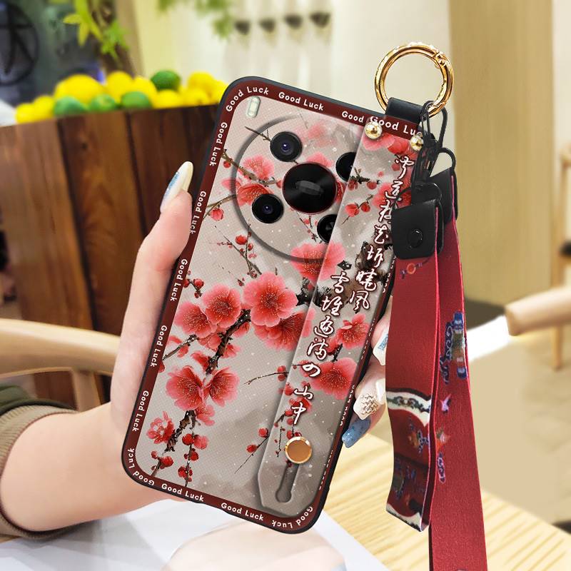 Custodia per telefono alla moda per anziana per ZTE Blade V70 Max/Nubia V70 Max Supporto per telefono Laccetto Copertura posteriore Custodia morbida per la mamma