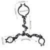 Halloween Party Plastic Chain Horror Props Haunted House Decoration Supplies Prisoner Costume Cosplay Accessories Fake Chains
