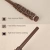 3Pcs Nylon Bristles Curly Hair Styling Comb Aluminum Tube Hair Root Comb  Home Use