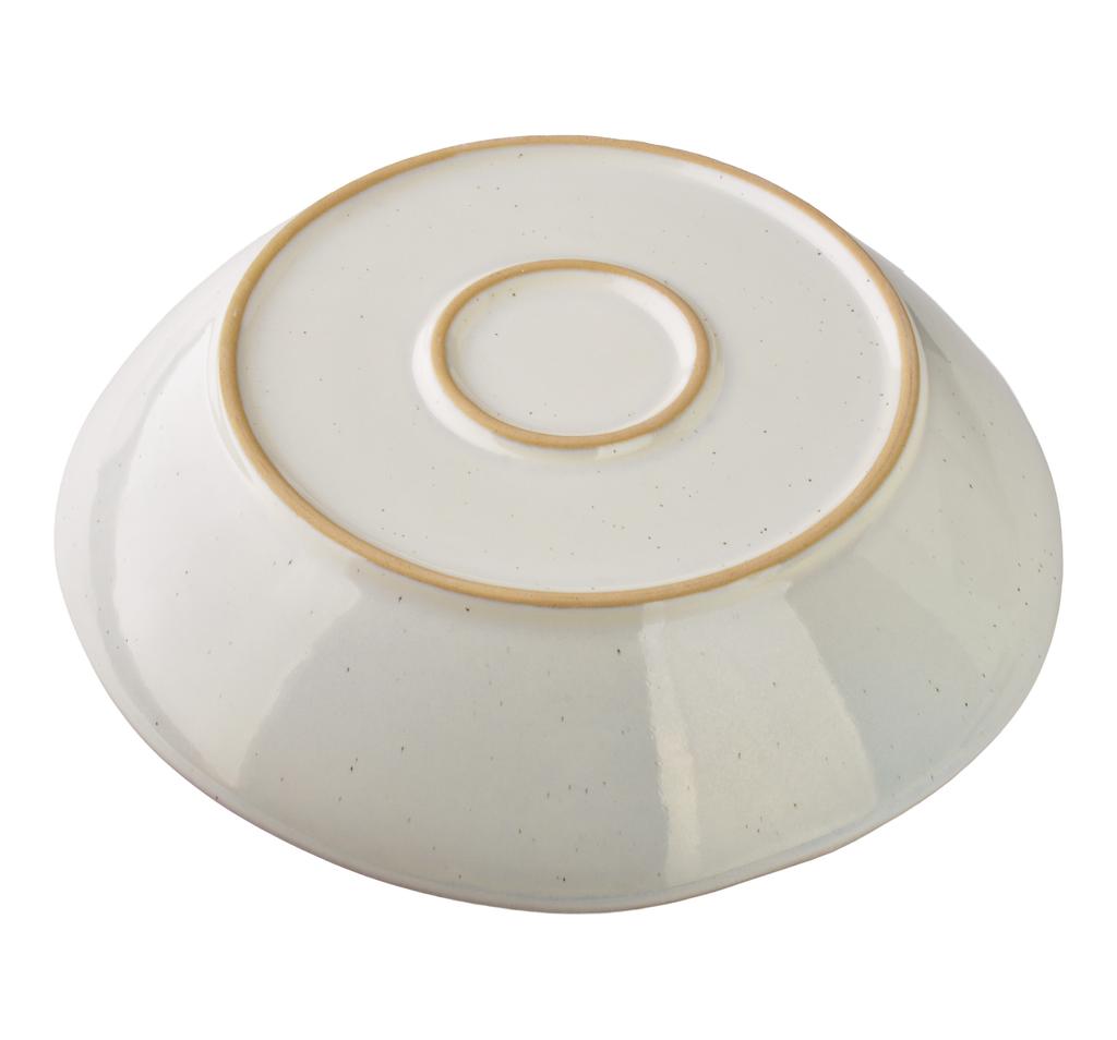 Basic Nature Miska 28X28X6Cm Duża Do Zupy Kremowa 1,3L