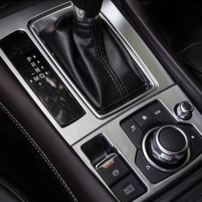 Fits 17 Atenza: Headlight Adjuster, Electronic Handbrake, Armrest, Handle, Gear Shift Frame, and Interior Accents.