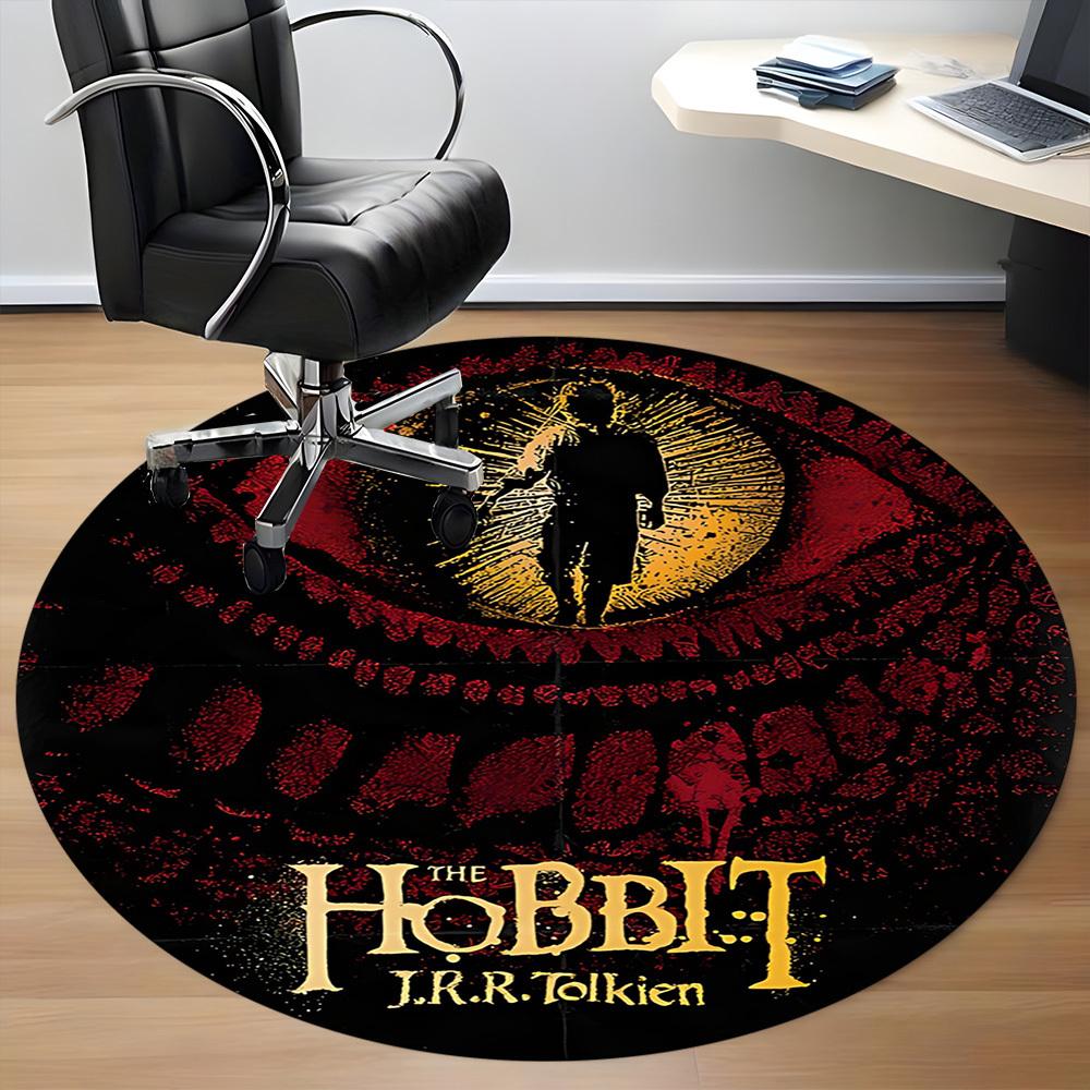 1pc The Hobbit Office Round Area Rug, Under Office Chairs Bedroom Living Room Home Decor, Room Deco, Available in Various Sizes