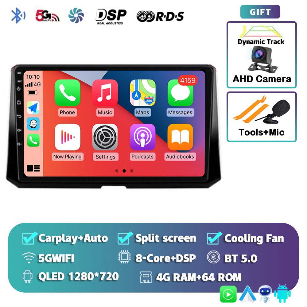 Android14 Multimedia Video Player For Toyota Corolla 12 2019 2020 2021 2022 wireless Carplay Stereo Carplay 4G WIFI GPS 2Din DSP