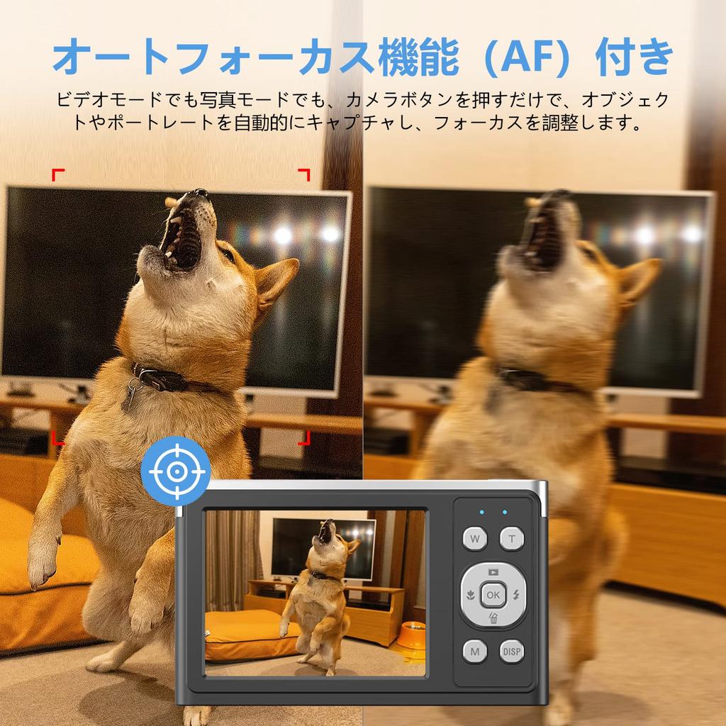 Popular 50MP digital camera with 8x optical zoom, compact, lightweight, and rechargeable. Features autofocus, HD 4K recording, a 2.88-inch IPS