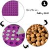 1.2cm Round Ball Barbecue Mat High Temperature Resistant Silicone Oil Drain Mat Placemat Can Be Used As Small Round Ball Cookie Mold