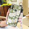 Lanyard Wristband Phone Case For Tecno Spark 7/Spark7T Anti-dust Wrist Strap Protective Ring Silicone Fashion Design