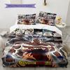 Dragon Ball Power Pattern Bedding Set HD Print Duvet Cover Soft Comfortable for Home Bedroom