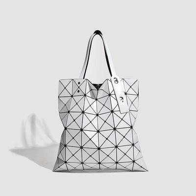 Stilvolle geometrische Diamant-Check-Hand-Bill-Umhängetasche Freizeit Pendler All-in-One-Tragetasche mit großer Kapazität