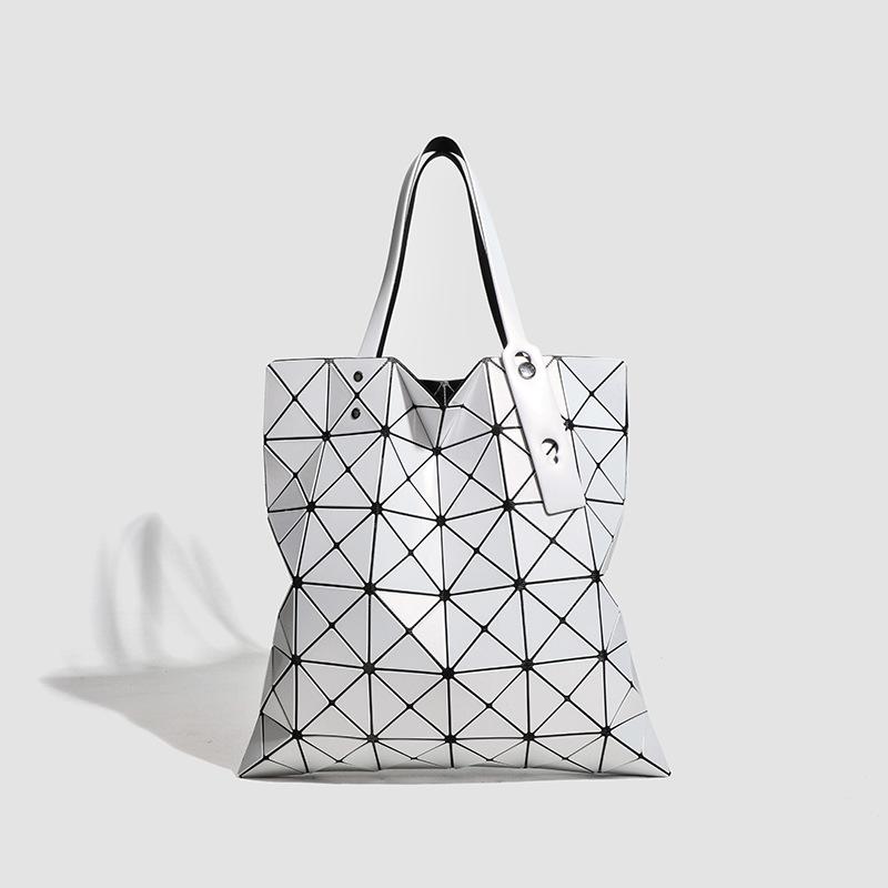 Stilvolle geometrische Diamant-Check-Hand-Bill-Umhängetasche Freizeit Pendler All-in-One-Tragetasche mit großer Kapazität