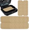 100Pcs Air Fryer Paper Disposable Non-Stick Kitchen Baking Oil-Proof Paper Micro-Wave Barbecue Oven Fryer Papers Steamer Paper