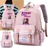 תרמיל קריקטורות אנימה חדש מודפס K-Pop בקיבולת גדולה לנער/ה תלמיד/ה נער/ה תיק בית ספר תיק ספר לנשים תיק נסיעות עמיד למים Mochila מתנת ילד