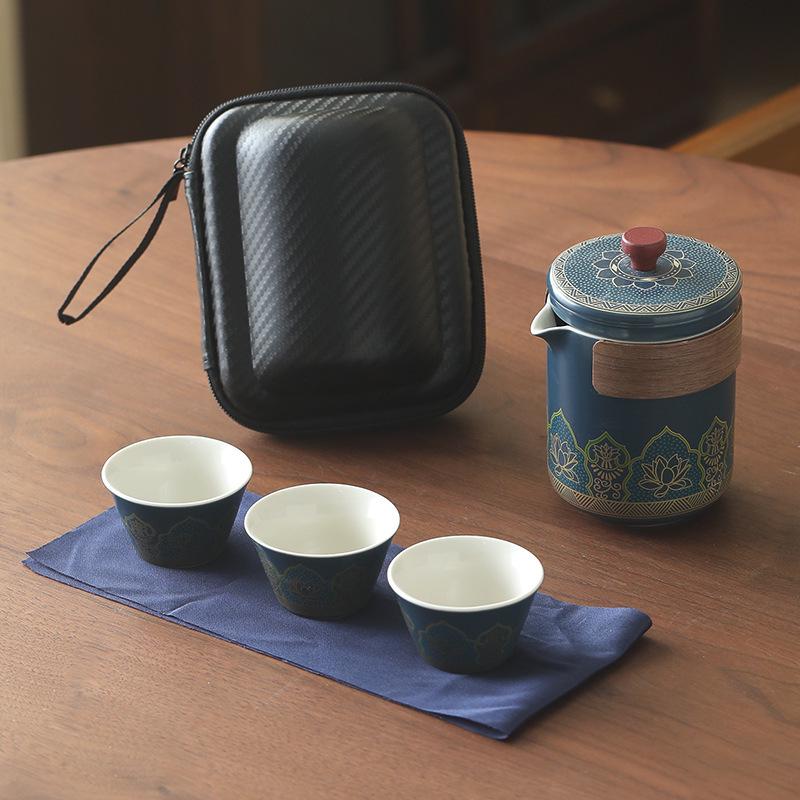 High-End Business Souvenir Tea Set: On-the-Go Gift for Clients & Friends