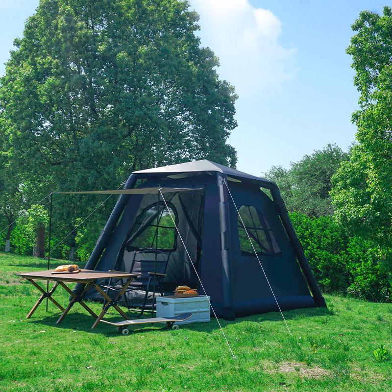 Portable Rainproof 3-5 Person Inflatable Tent - Fully Automatic Outdoor Camping Gear