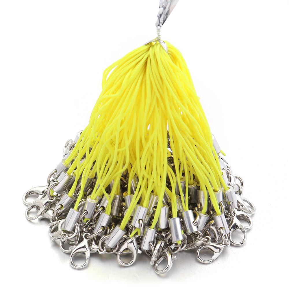 20pcs Hand Wrist Lanyard String Mobile Phone Rope Lobster Clasp Lanyard Diy Handmade Accessories Connector Hook Fastener Making