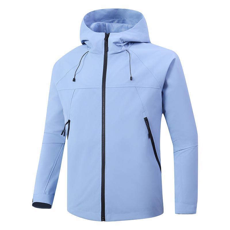 Unisex Outdoor Kapuzen-Softshelljacke - Winddicht, Wasserdicht & Atmungsaktiv für Frühling & Herbst Bergsteigen