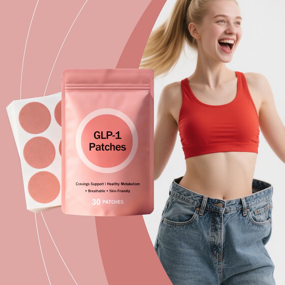 30 Patches Glp-1 Body Patch Plant-Based Supports Control Appetite Production Assistance For Body Management Plants Patches