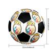 Twirlywoos Indoor Soccer Ball Colorful Machine Stitched PVC Size 5 Team Training Competition Ready Durable High-Bounce Cool Sports Gift