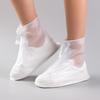 Mid-Calf Waterproof PVC Zipper Overshoes – Thick, Non-Slip, Wear-Resistant for Men and Women