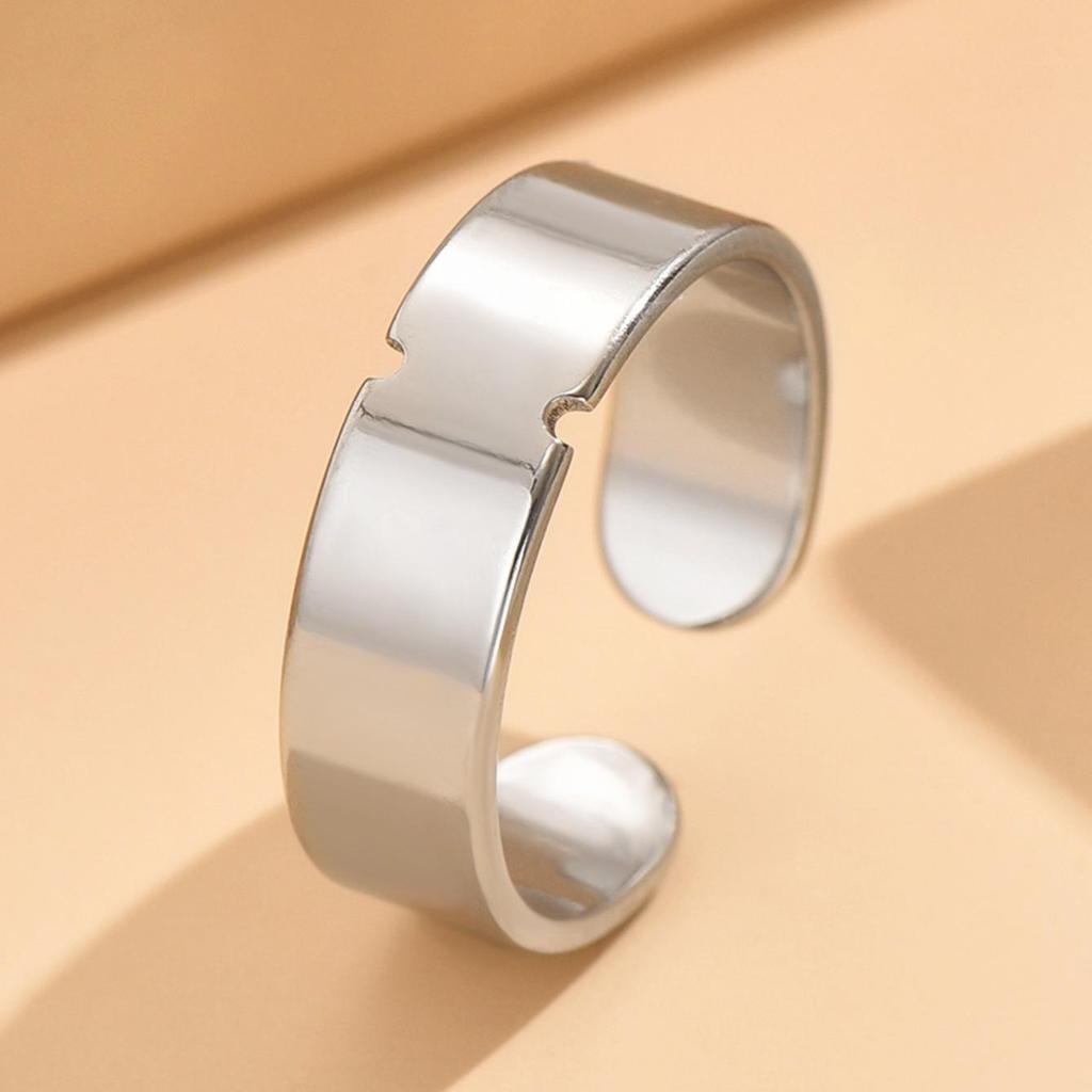 European Minimalist Stainless Steel Open Adjustable Unisex Pinky Ring – Boyfriend Style