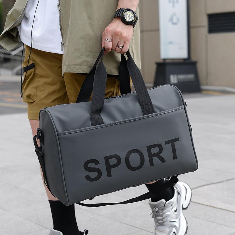 Bolsa de bagagem de mão de grande capacidade para viagens de negócios de curta distância para homens e mulheres, bolsa de armazenamento para viagem de saída, pode ser equipada com haste de tração