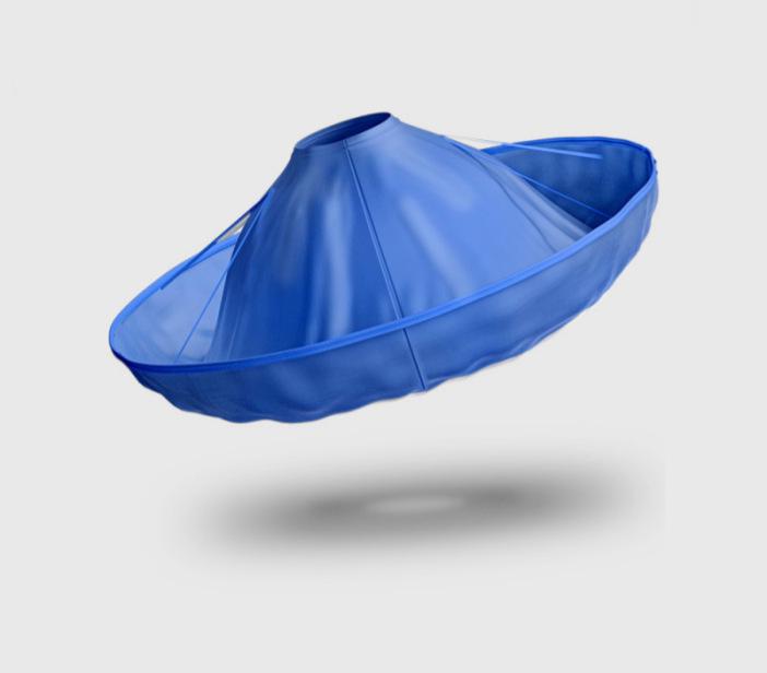 Atmungsaktiver 3D Faltbarer Haarschneide- & Färbeumhang für Erwachsene