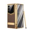 With Protector Glass For Samsung Galaxy Z Fold 8 7 6 5 4 TriFold Case Magnetic Wireless Charging Cover Shockproof Armor Film Pen