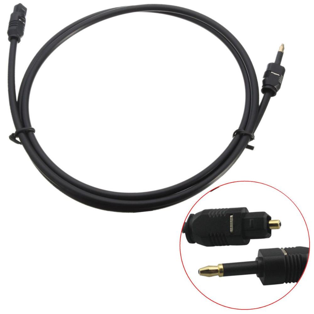 Sale New Useful Optical 1M/3FT 3.5mm Digital Wire SPDIF Audio Cable