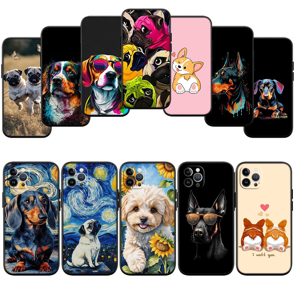 Pet Dog Pug New High-End Shell Phone Case for Xiaomi Poco C40 C50 C51 C55 C65 C71 C75 F3 F5 F6 F7 M2 M3 Pro Ultra