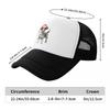 Jack Russell Terrier Dog Christmas Animal Summer Mesh Baseball Caps Women Men Camping Female Beach Sun Hat Trucker Cap