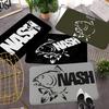 Nash Fishing Logo Hallway Carpet Washable Non-Slip Living Room Sofa Chairs Area Mat Kitchen Doormat Area Rug