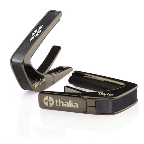 

Licensed Taylor Model Thalia Capo for Taylor 700 Series Reflections Guitar, 15-inch, with Fret Pad (Black Chrome/BC-700s)