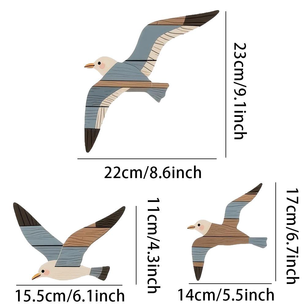 Tvar létajícího racka Nástěnné dekorace racků Ručně vyráběný přívěsek racka Dekorace obývacího pokoje