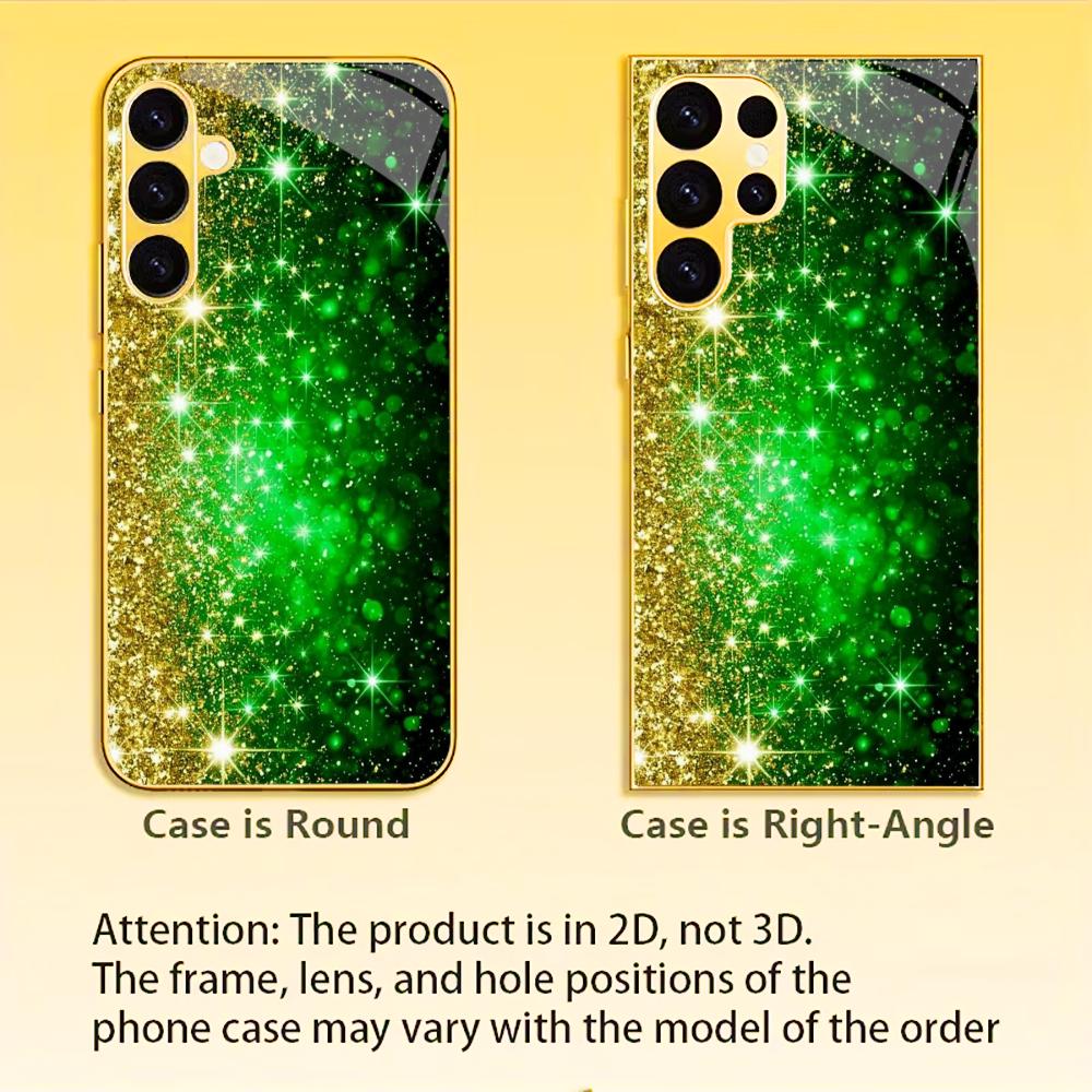 Modèle Bestseller Cristal Étui de Téléphone Luxueux Étui de Téléphone en Verre Électrodéposé pour Samsung Galaxy S26 S25 S24 S23 S22 FE, Ultra, Plus