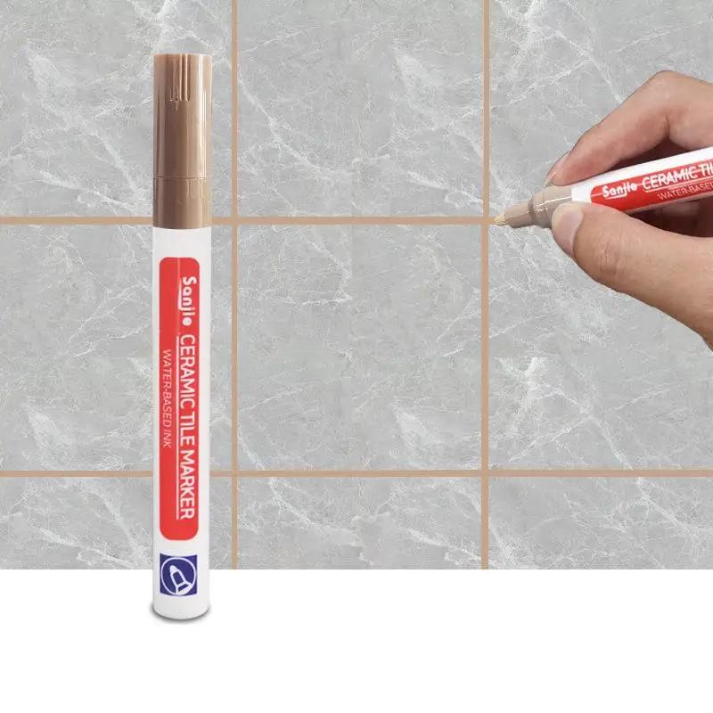 12 Color White Waterproof Tile Marker Grout Pen Kitchen Wall Seam Pen For Tiles Floor Bathroom Decontamination Seam Repair Tools