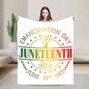 Black History Blanket  Fleece Funny Breathable Throw Blanket for Bedspread Textile Decor