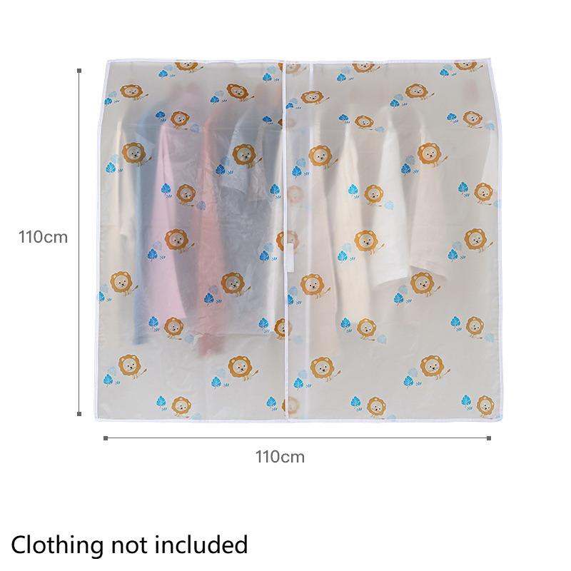 Waterproof Dustproof Thickened Clothing Covers Peva Clothes Dust Storage Bag Clear Protector Opening Hanging Garment Rack Items