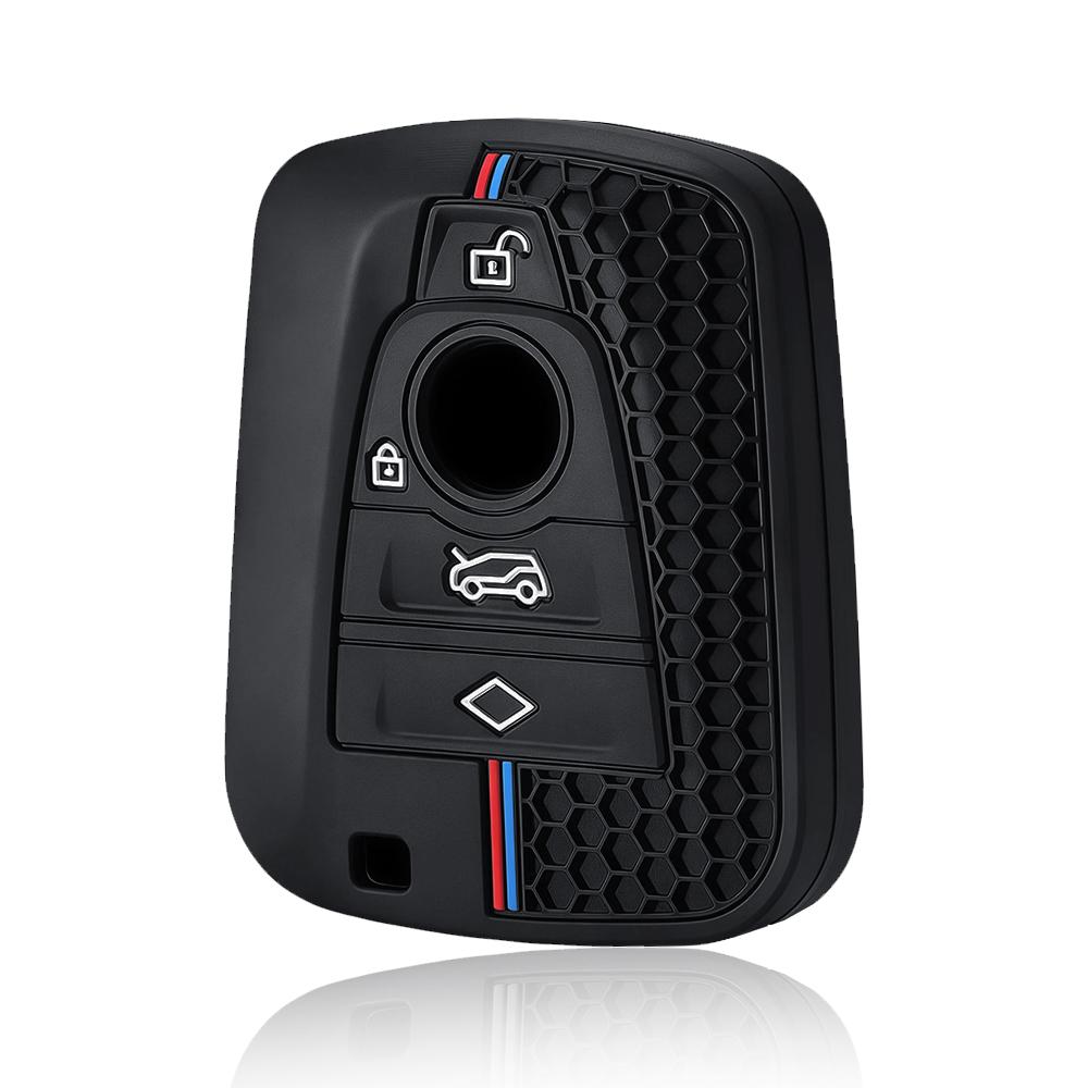 DOOD2 Silicone Car Smart Remote Key Case Cover Protective Shell Fob for BMW I3 I8 Series CAR interior key bag Accessories