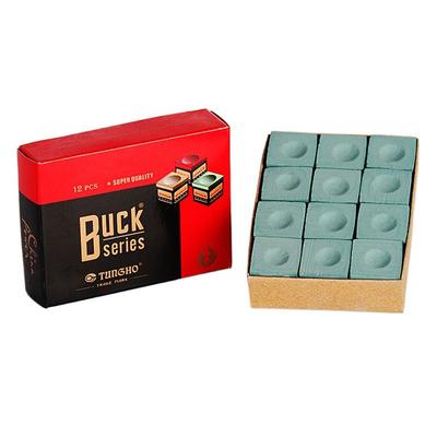 12 Pièces Craie de Billard Antidérapante de Haute Qualité Durable Portable Accessoires de Tennis de Table Légers Professionnels