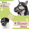 Dog Muzzle Adjustable Breathable Mesh Pet Mouth Cover Soft Comfortable Anti-Biting Dog Mouth Guard Pet Supplies