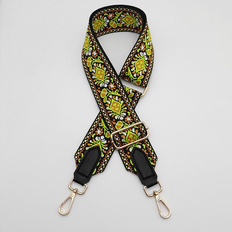 

Thickened Canvas Embroidered Bag Strap Adjustable Single Shoulder Oblique Span Long Shoulder Strap Bag Accessories Soft Strap