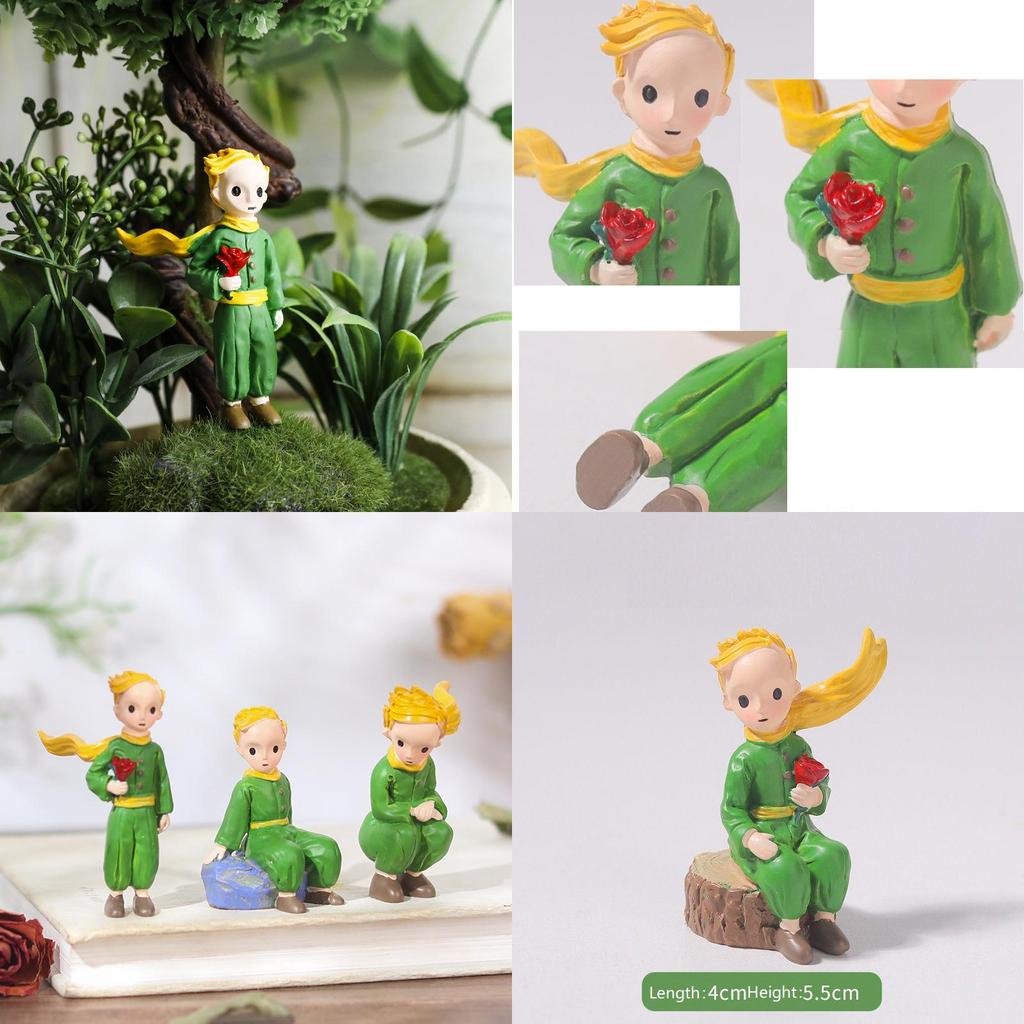 High-quality Little Prince Resin Ornaments For Micro Landscape And Cake Decor