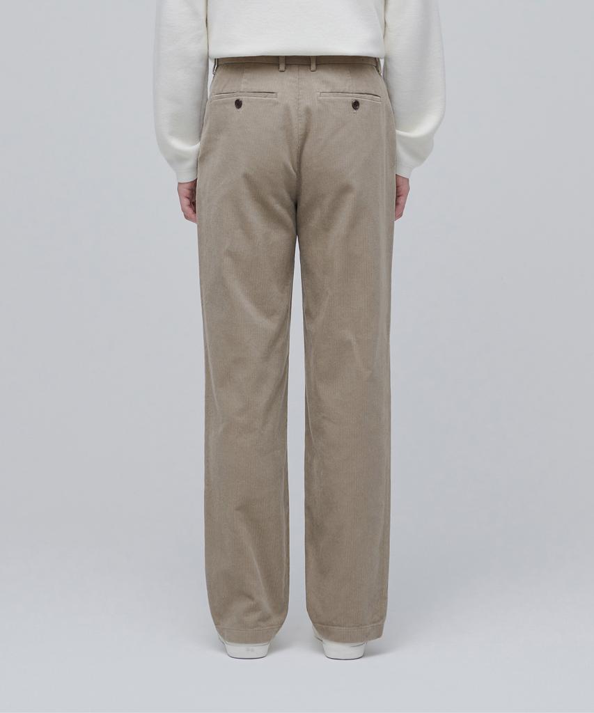 MUSINSA STANDARD Regular Fit Corduroy Pants [Light Beige]
