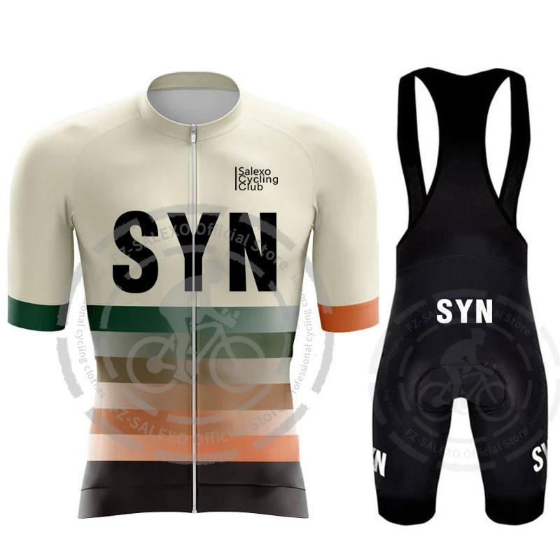 Herren Fahrradtrikot Shorts Set Schnelltrocknend Kurzarm Radsportbekleidung Rennrad Mountainbike