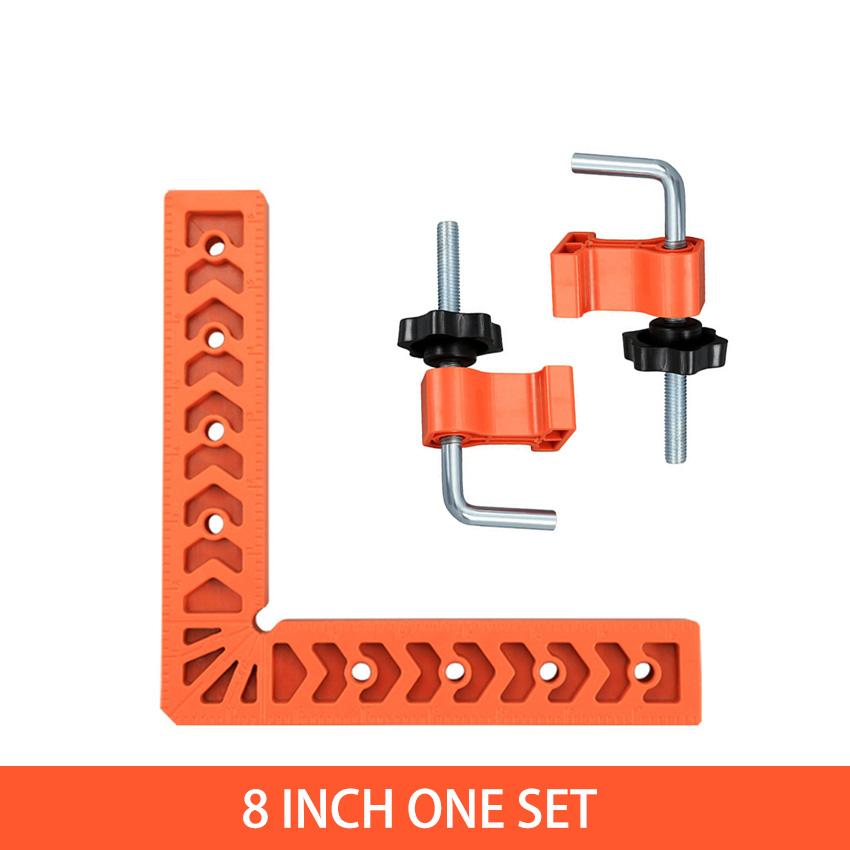 Plastic Right Angle Ruler Holder 90°Auxiliary Positioner Tool Overline L-Shaped Spacer Fixed Angle Gripper Woodworking  Fix Tool