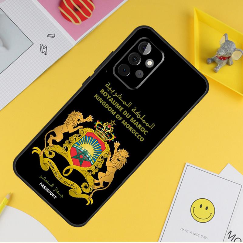 Morocco Maroc Moroccan Flag Case For Samsung Galaxy A15 A17 A54 A34 A14 A13 A23 A33 A53 A52 A32 A12 A56 A36 A16 A35 A55