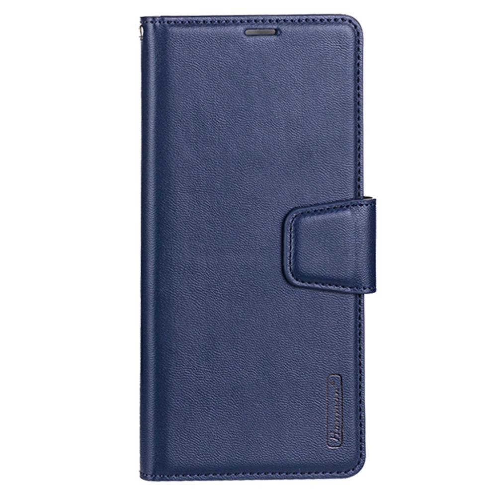 HANMAN Mill Series for iPhone 16 Pro Max Case Wallet Stand PU Leather Phone Cover